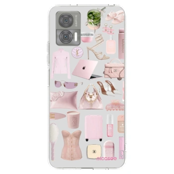 Picasee silikonski prozorni ovitek za Motorola Edge 30 Neo - Glam Babe