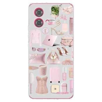 Picasee silikonski prozorni ovitek za Motorola Moto G84 5G - Glam Babe