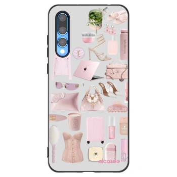 Picasee silikonski črni ovitek za Huawei P20 Pro - Glam Babe
