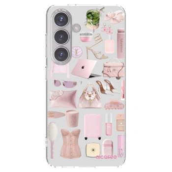 Picasee silikonski prozorni ovitek za Samsung Galaxy S24 S921B 5G - Glam Babe