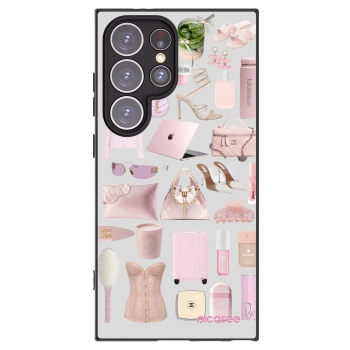 Picasee silikonski črni ovitek za Samsung Galaxy S24 Ultra S928B 5G - Glam Babe