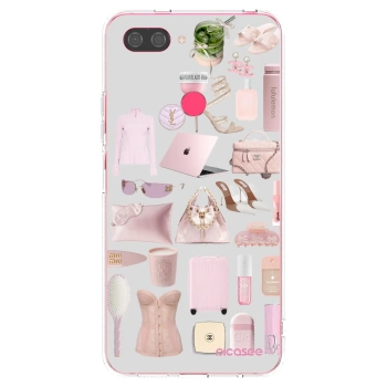 Picasee silikonski prozorni ovitek za Xiaomi Mi 8 Lite - Glam Babe