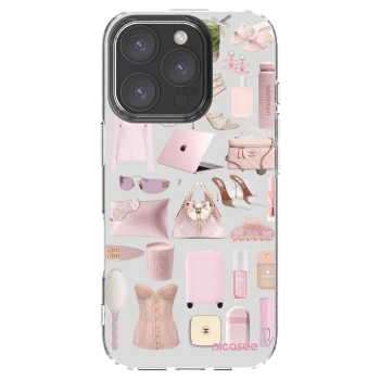 Picasee silikonski prozorni ovitek za Apple iPhone 16 Pro - Glam Babe