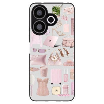 Picasee silikonski črni ovitek za Xiaomi Redmi 13 4G - Glam Babe