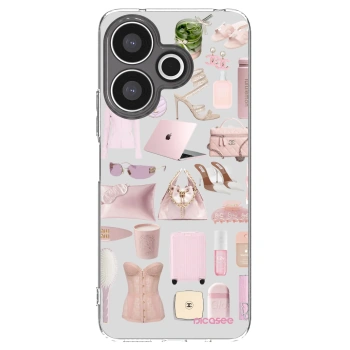 Picasee silikonski prozorni ovitek za Xiaomi Redmi 13 4G - Glam Babe
