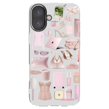 Picasee silikonski prozorni ovitek za Apple iPhone 16 Plus - Glam Babe