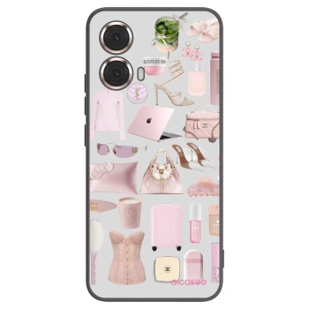 Picasee silikonski črni ovitek za Motorola Moto G85 - Glam Babe