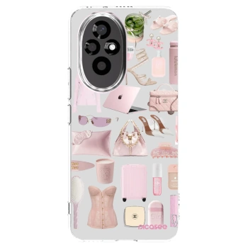 Picasee silikonski prozorni ovitek za Honor 200 Pro 5G - Glam Babe