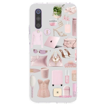Picasee silikonski prozorni ovitek za Xiaomi Mi 9 - Glam Babe