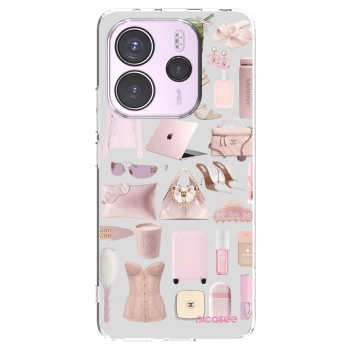 Picasee silikonski prozorni ovitek za Xiaomi Redmi Note 14 4G - Glam Babe