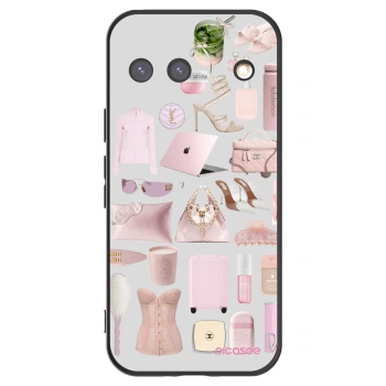 Picasee silikonski črni ovitek za Google Pixel 9 - Glam Babe