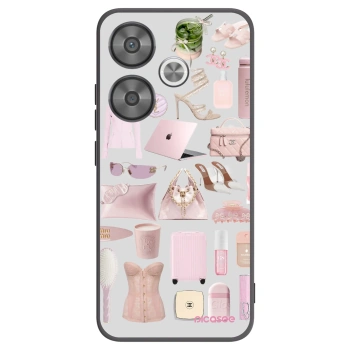 Picasee silikonski črni ovitek za Xiaomi Poco F6 - Glam Babe