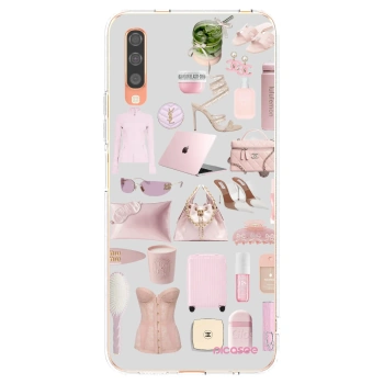 Picasee silikonski prozorni ovitek za Samsung Galaxy A70 A705F - Glam Babe