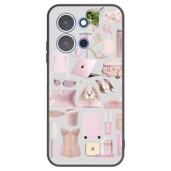 Picasee silikonski črni ovitek za Xiaomi Redmi 15C 4G - Glam Babe