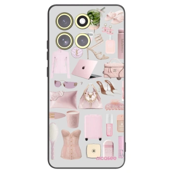 Picasee silikonski črni ovitek za Motorola Moto G86 Power 5G - Glam Babe