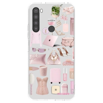 Picasee silikonski prozorni ovitek za Xiaomi Redmi Note 8 - Glam Babe