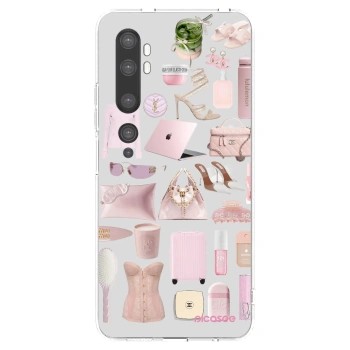 Picasee silikonski prozorni ovitek za Xiaomi Mi Note 10 (Pro) - Glam Babe