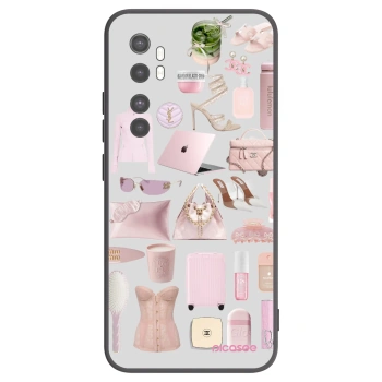 Picasee silikonski črni ovitek za Xiaomi Mi Note 10 Lite - Glam Babe
