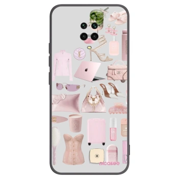 Picasee silikonski črni ovitek za Xiaomi Redmi Note 9S - Glam Babe