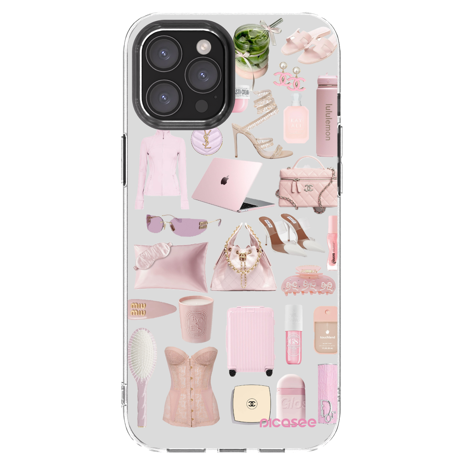 Picasee silikonski prozorni ovitek za Apple iPhone 12 Pro Max - Glam Babe