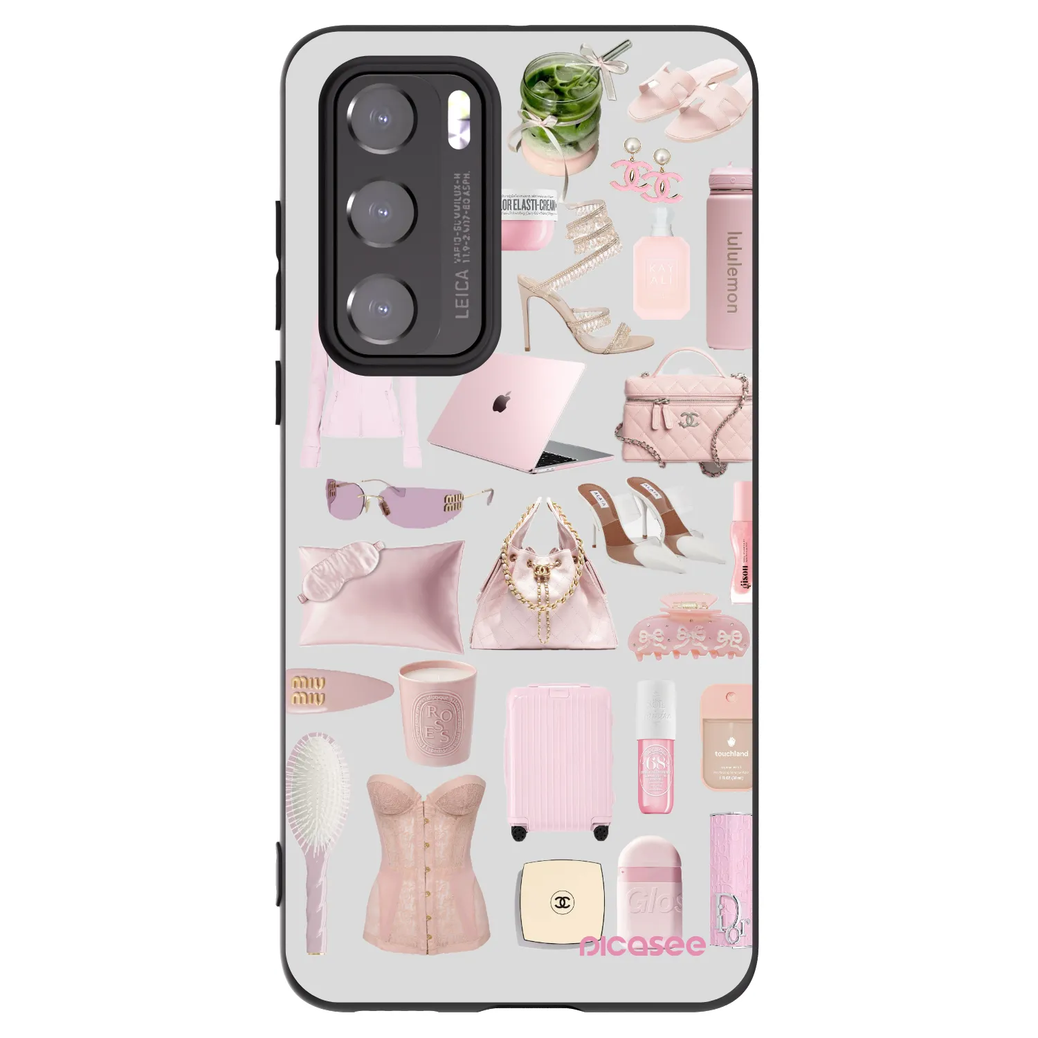 Picasee silikonski črni ovitek za Huawei P40 - Glam Babe