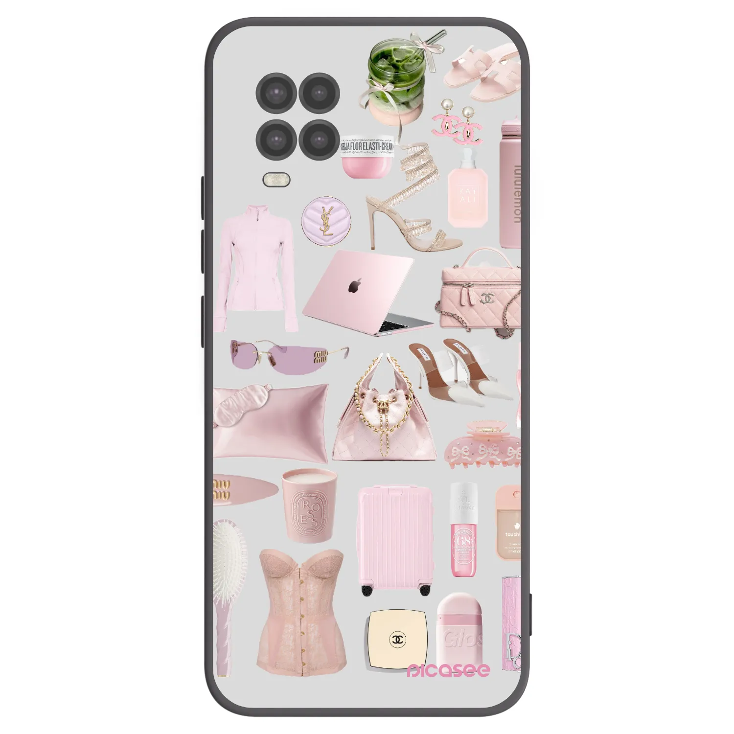 Picasee silikonski črni ovitek za Xiaomi Mi 10 Lite - Glam Babe