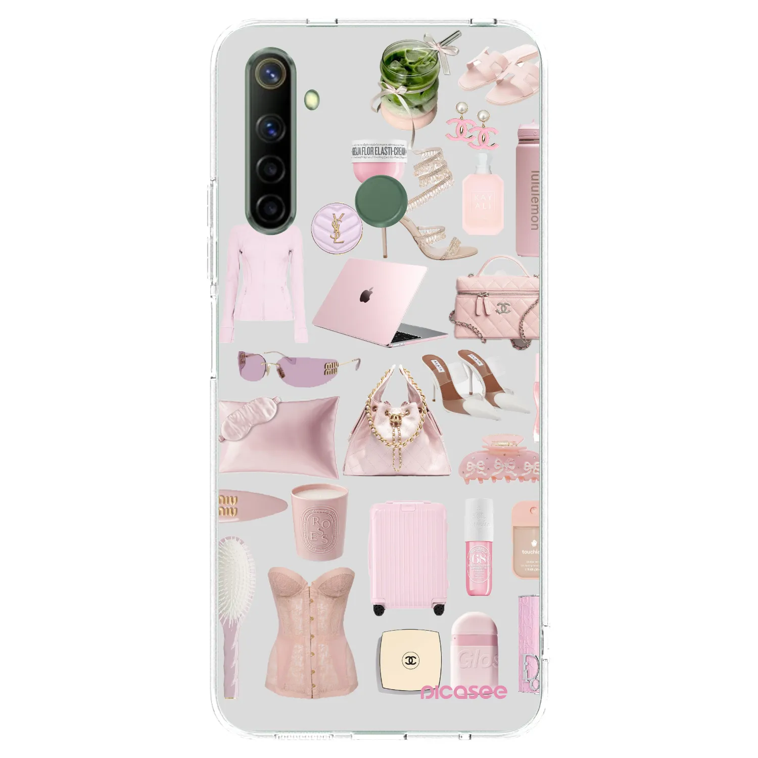 Picasee silikonski prozorni ovitek za Realme 6i - Glam Babe