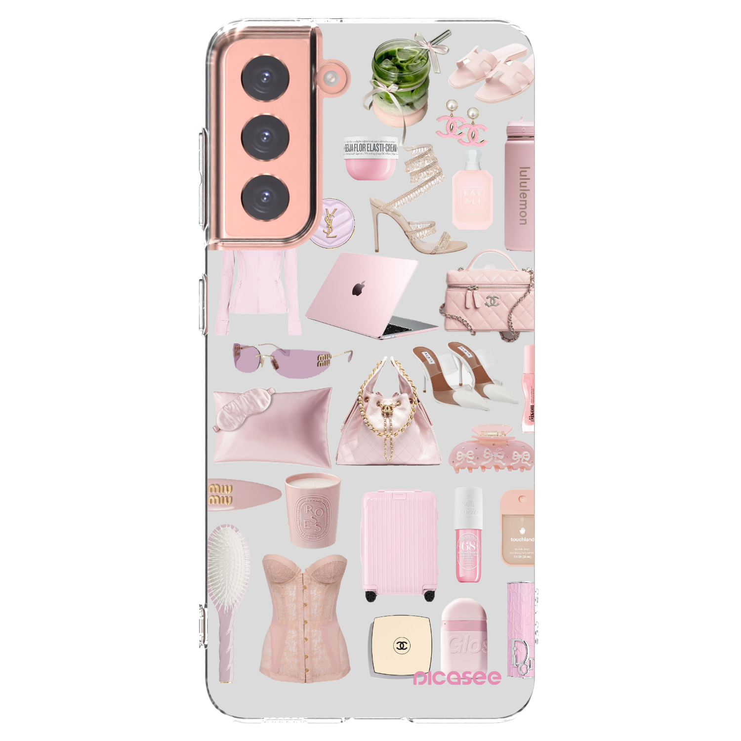 Picasee silikonski prozorni ovitek za Samsung Galaxy S21 5G G991B - Glam Babe