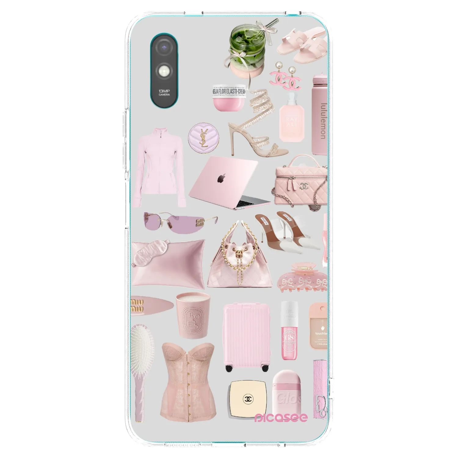 Picasee silikonski prozorni ovitek za Xiaomi Redmi 9AT - Glam Babe