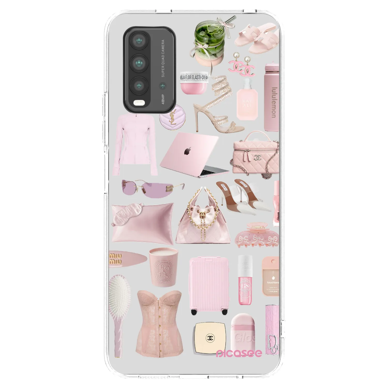 Picasee silikonski prozorni ovitek za Xiaomi Redmi 9T - Glam Babe