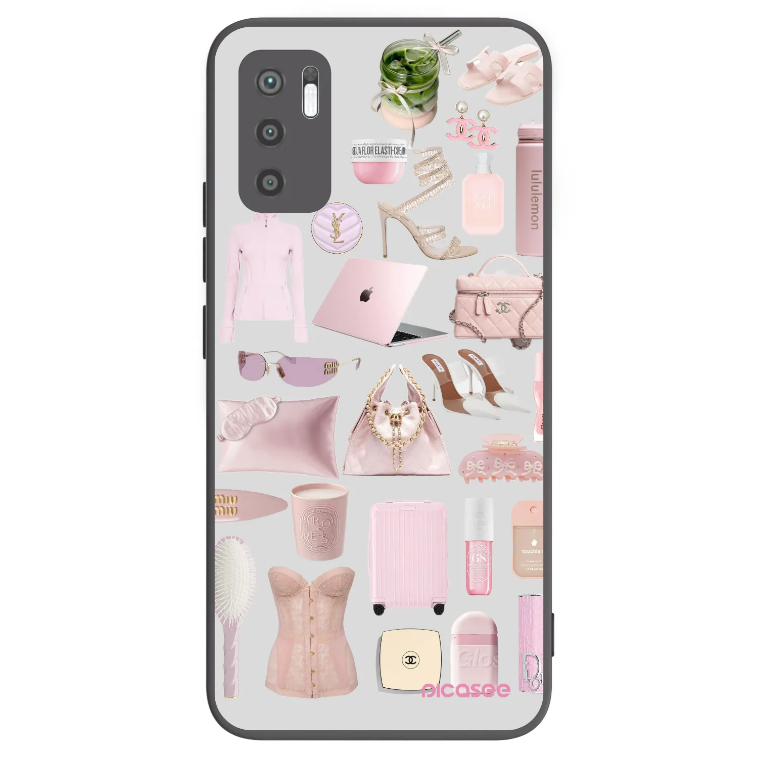 Picasee silikonski črni ovitek za Xiaomi Redmi Note 10 5G - Glam Babe