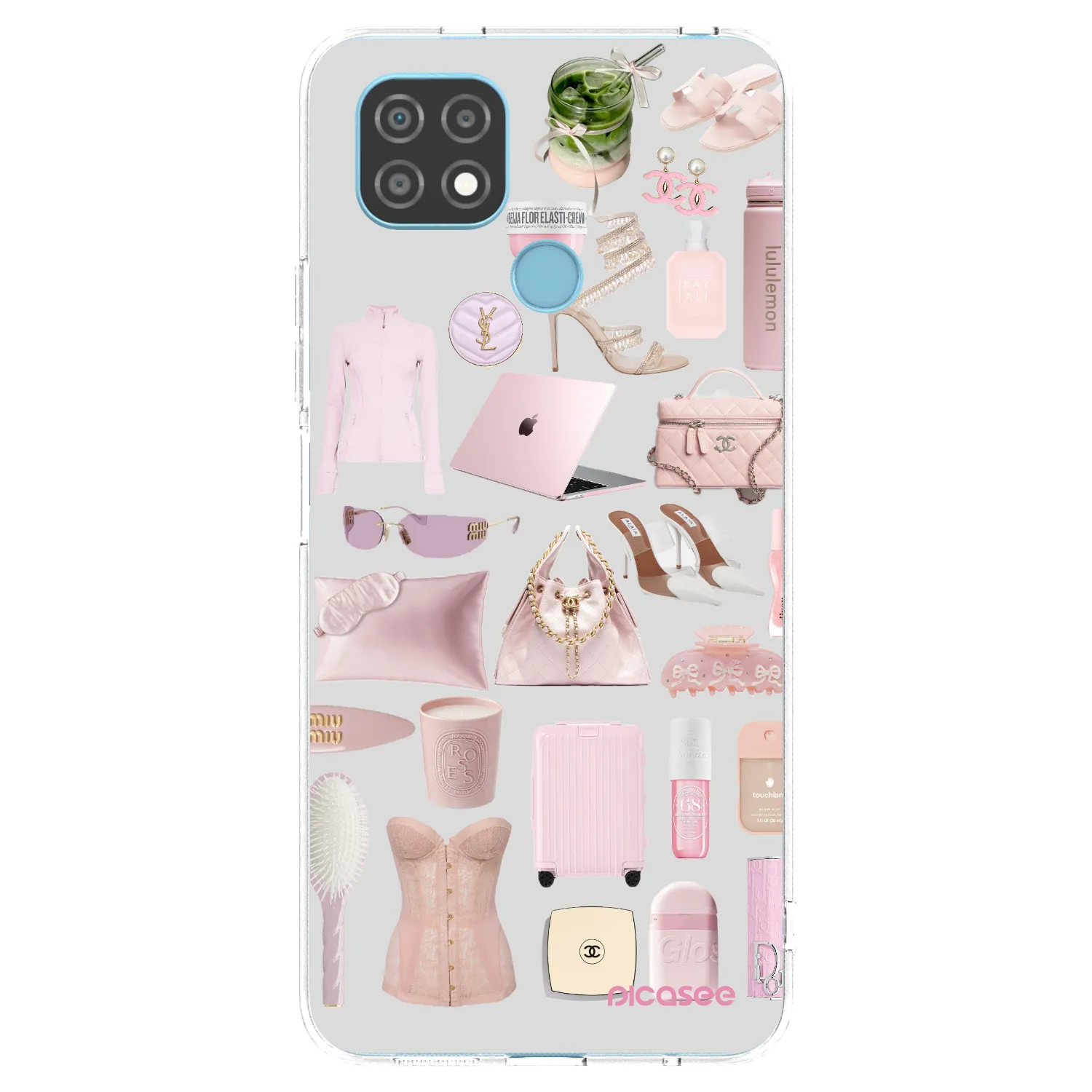 Picasee silikonski prozorni ovitek za Realme C21 - Glam Babe