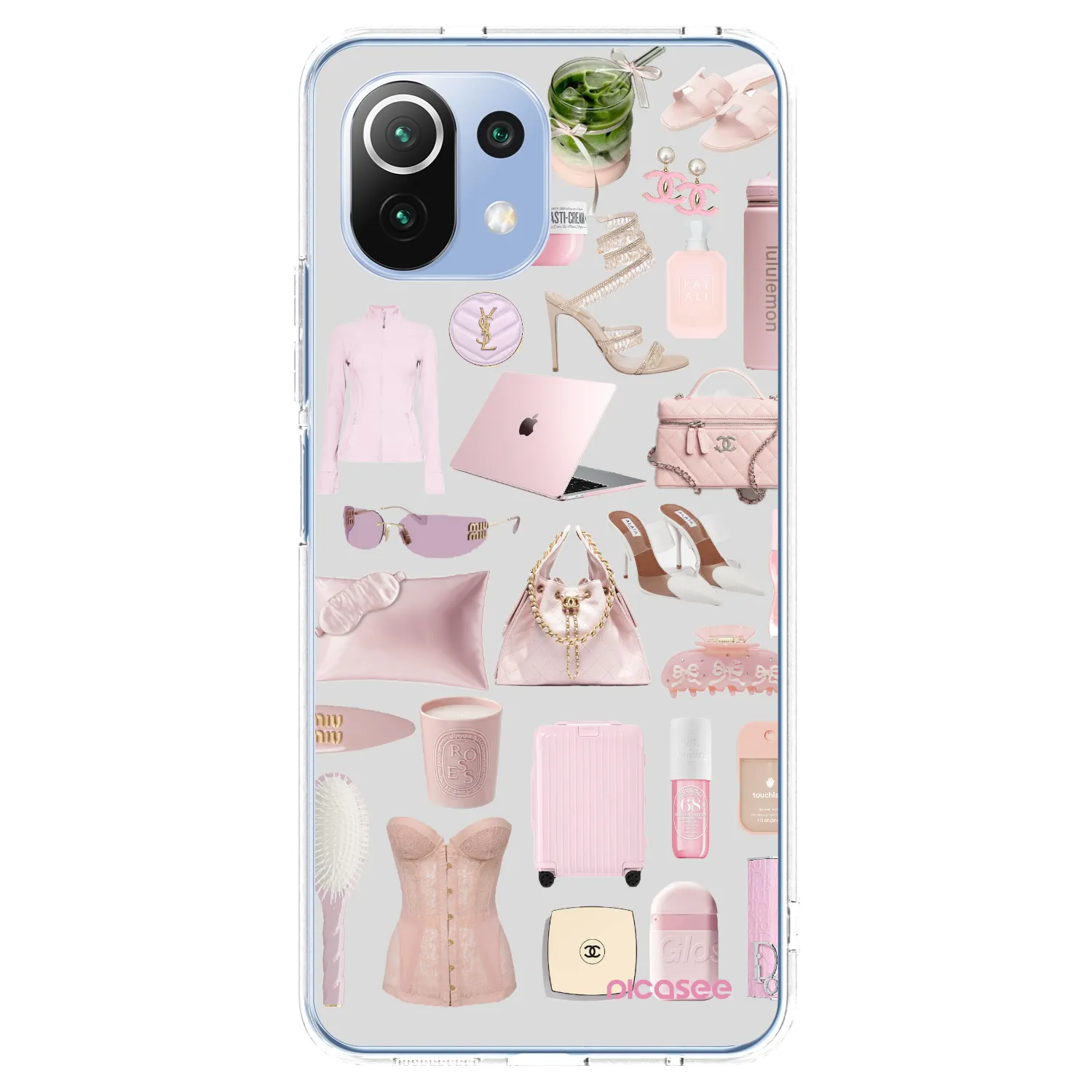 Picasee silikonski prozorni ovitek za Xiaomi 11 Lite 5G NE - Glam Babe