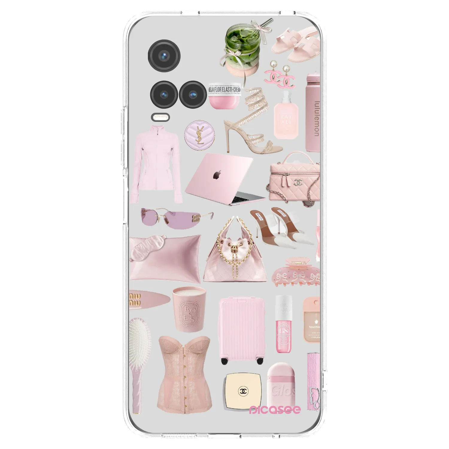 Picasee silikonski prozorni ovitek za Vivo Y33s - Glam Babe