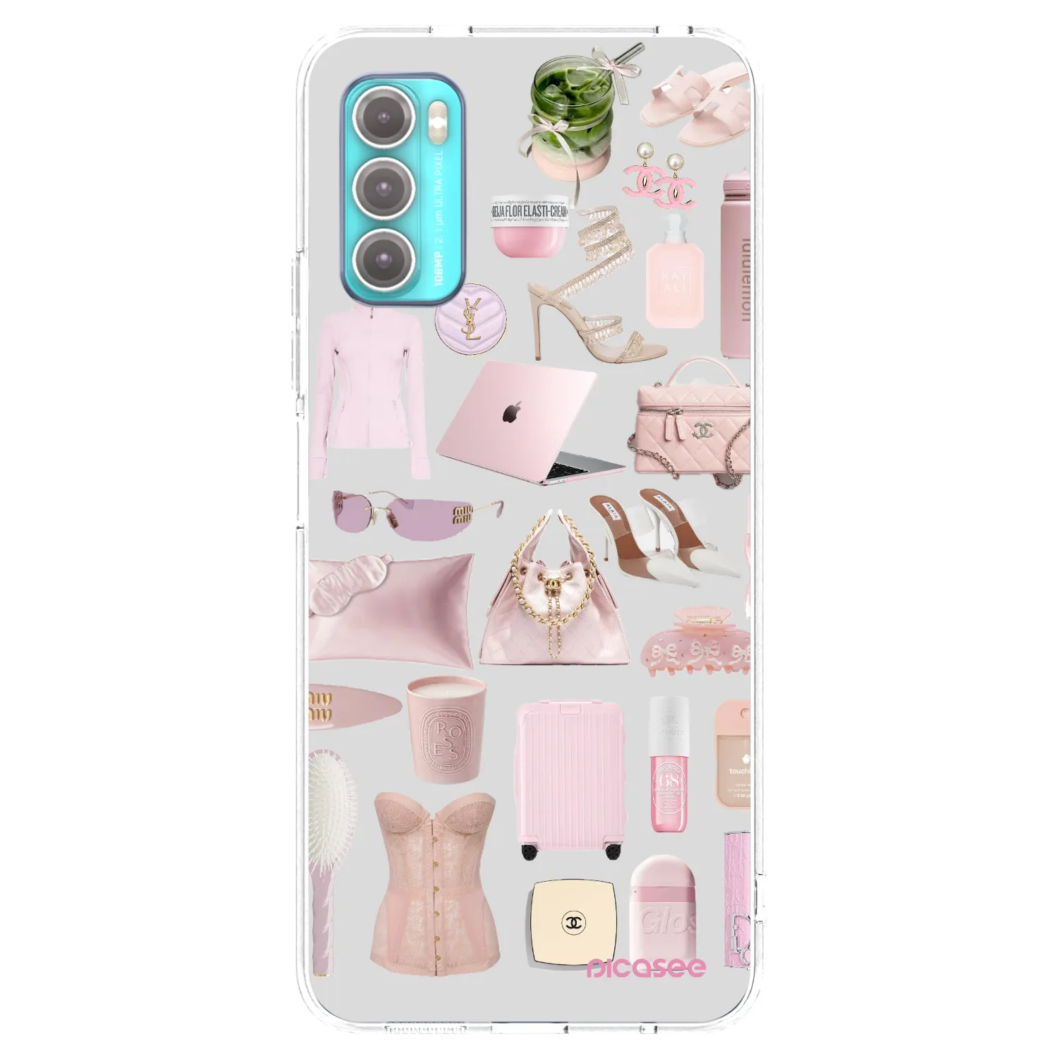 Picasee silikonski prozorni ovitek za Motorola Moto G60 - Glam Babe