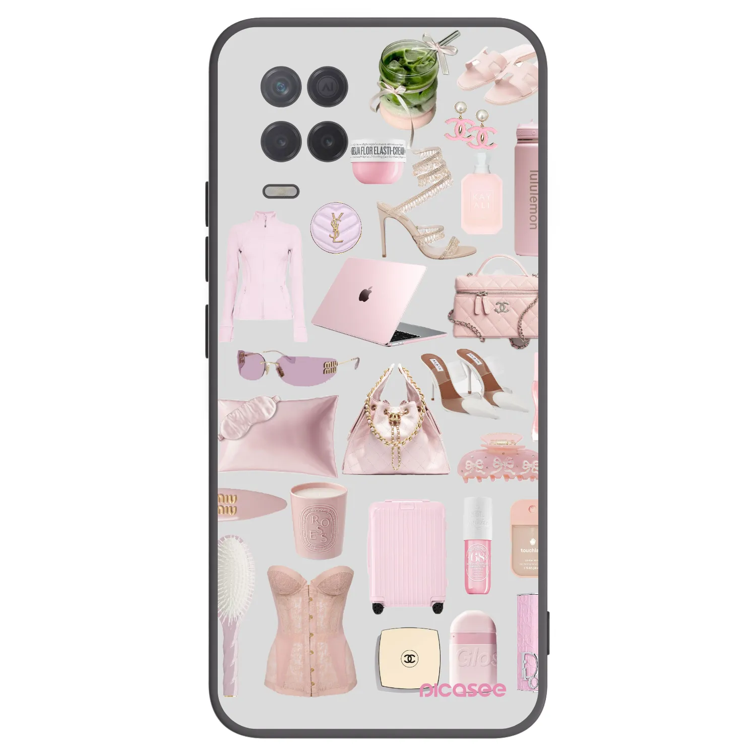 Picasee silikonski črni ovitek za Realme 8 5G - Glam Babe
