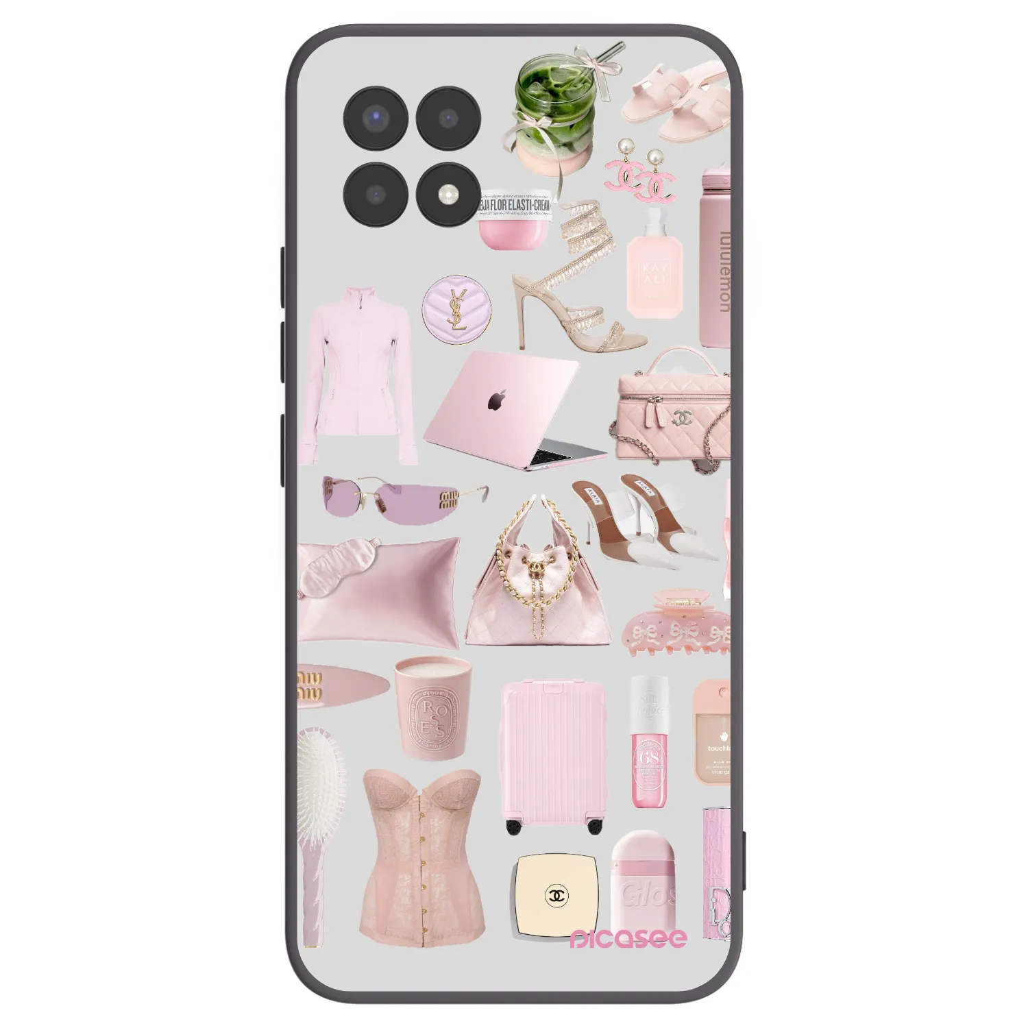 Picasee silikonski črni ovitek za Realme 8i - Glam Babe
