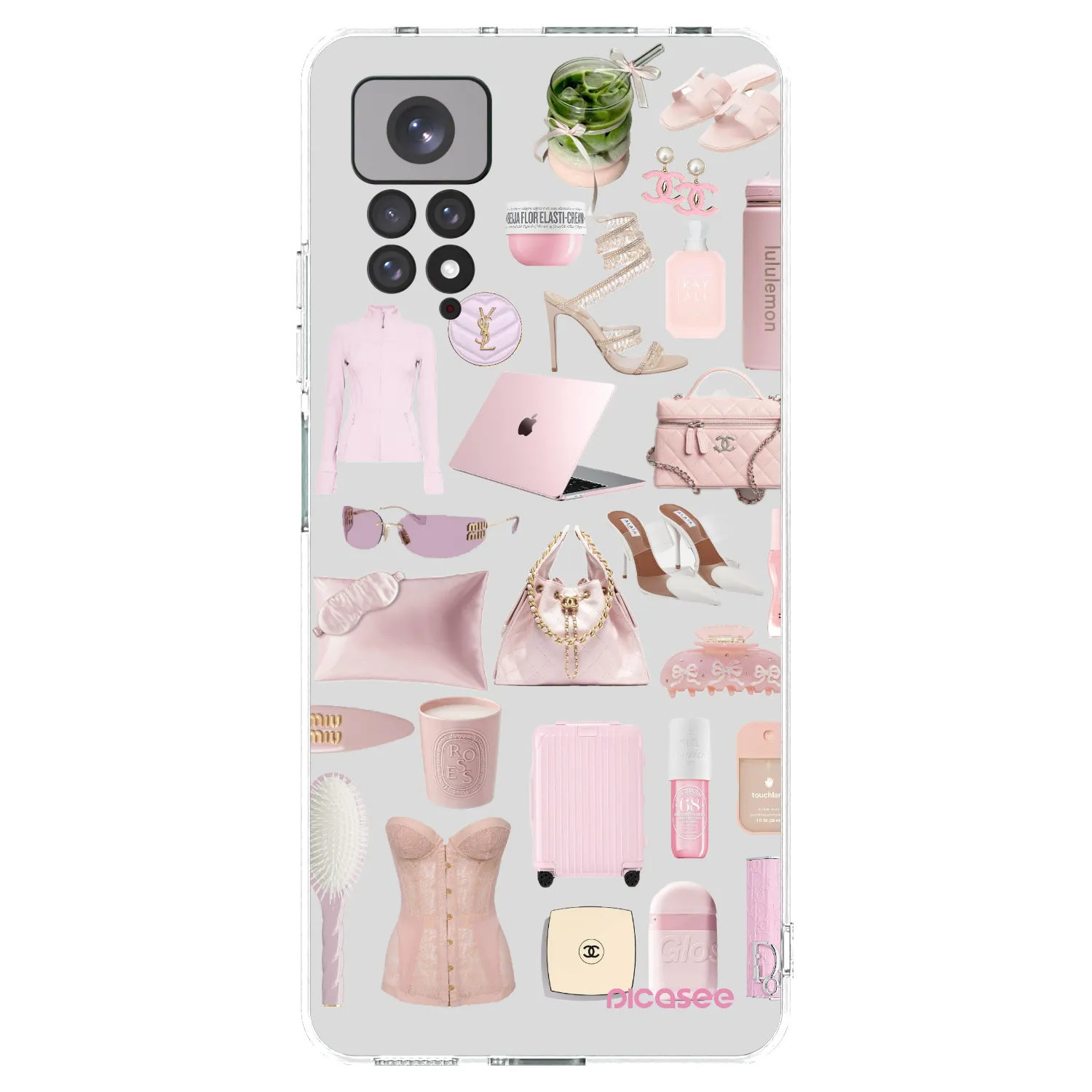 Picasee silikonski prozorni ovitek za Xiaomi Redmi Note 11S 4G - Glam Babe