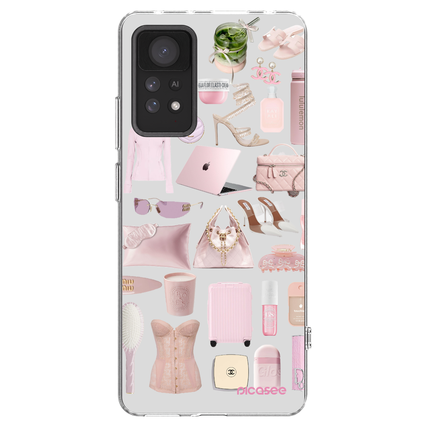 Picasee silikonski prozorni ovitek za Xiaomi Redmi Note 11 Pro - Glam Babe