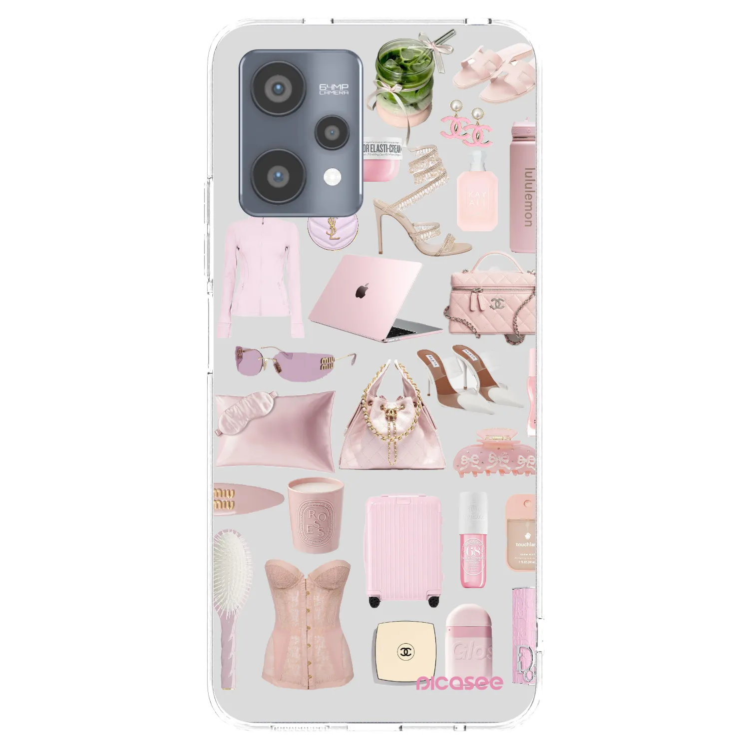 Picasee silikonski prozorni ovitek za Realme 9 Pro 5G - Glam Babe