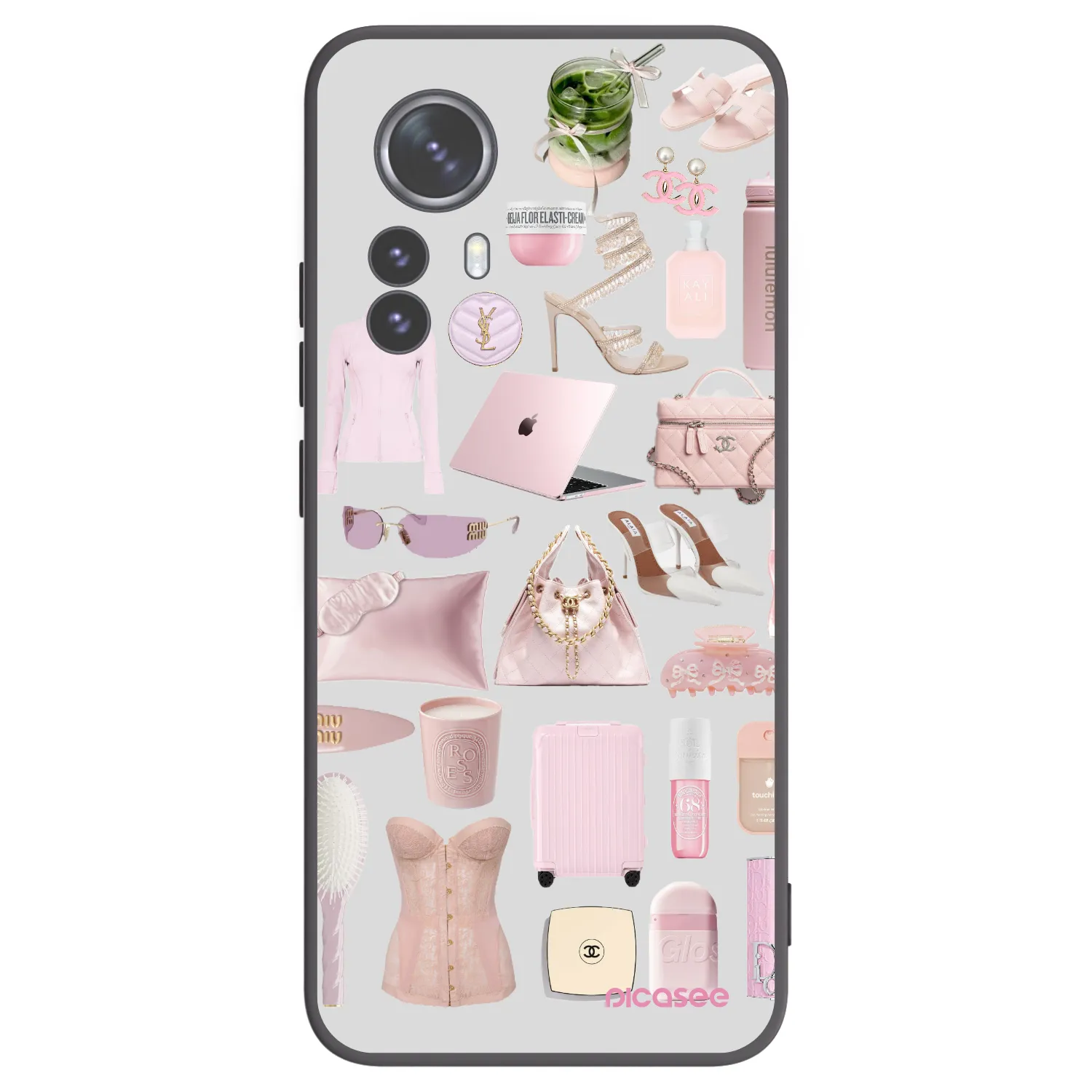 Picasee silikonski črni ovitek za Xiaomi 12 Pro - Glam Babe