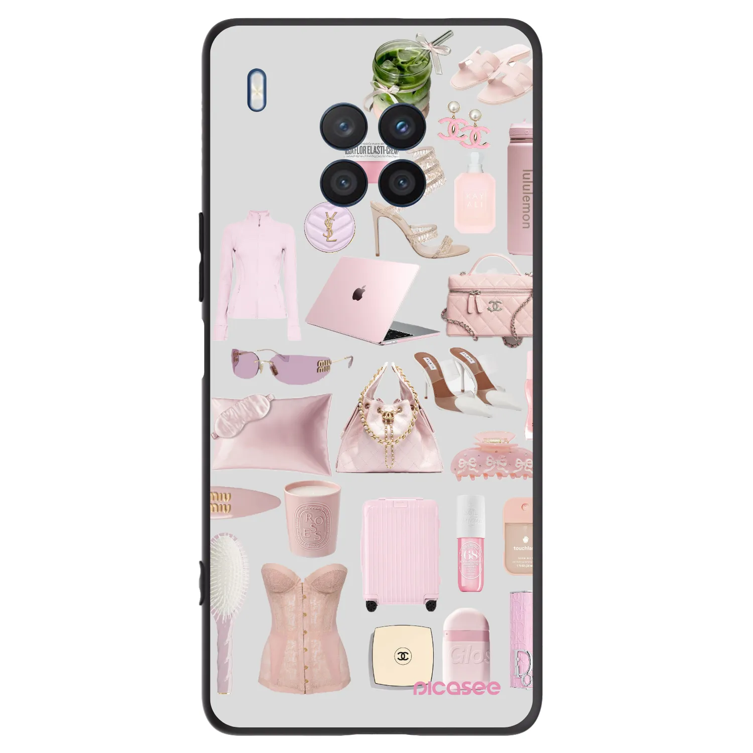 Picasee silikonski črni ovitek za Honor 50 Lite - Glam Babe