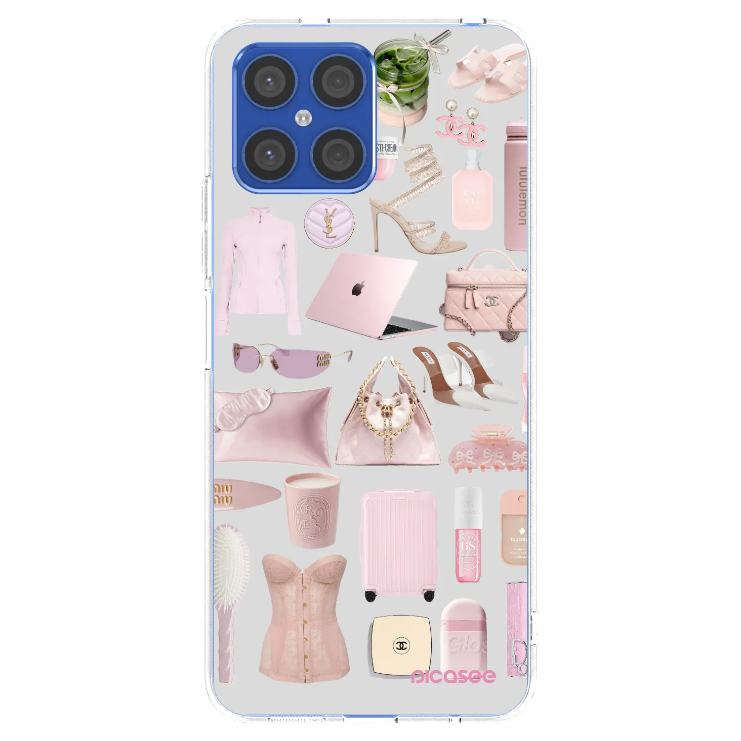 Picasee silikonski prozorni ovitek za Honor X8 4G - Glam Babe