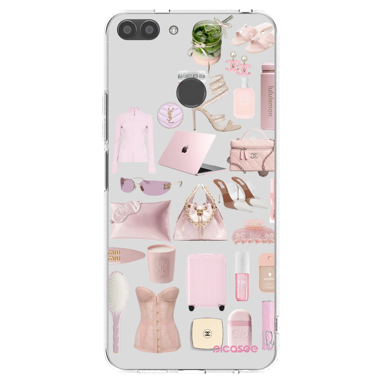 Picasee silikonski prozorni ovitek za Huawei P Smart - Glam Babe