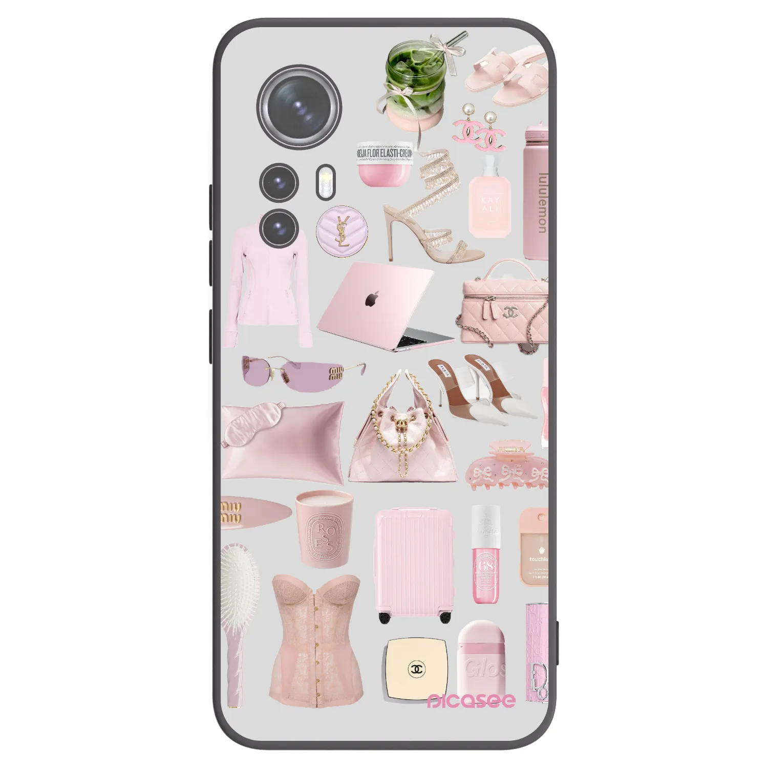 Picasee silikonski črni ovitek za Xiaomi 12X - Glam Babe