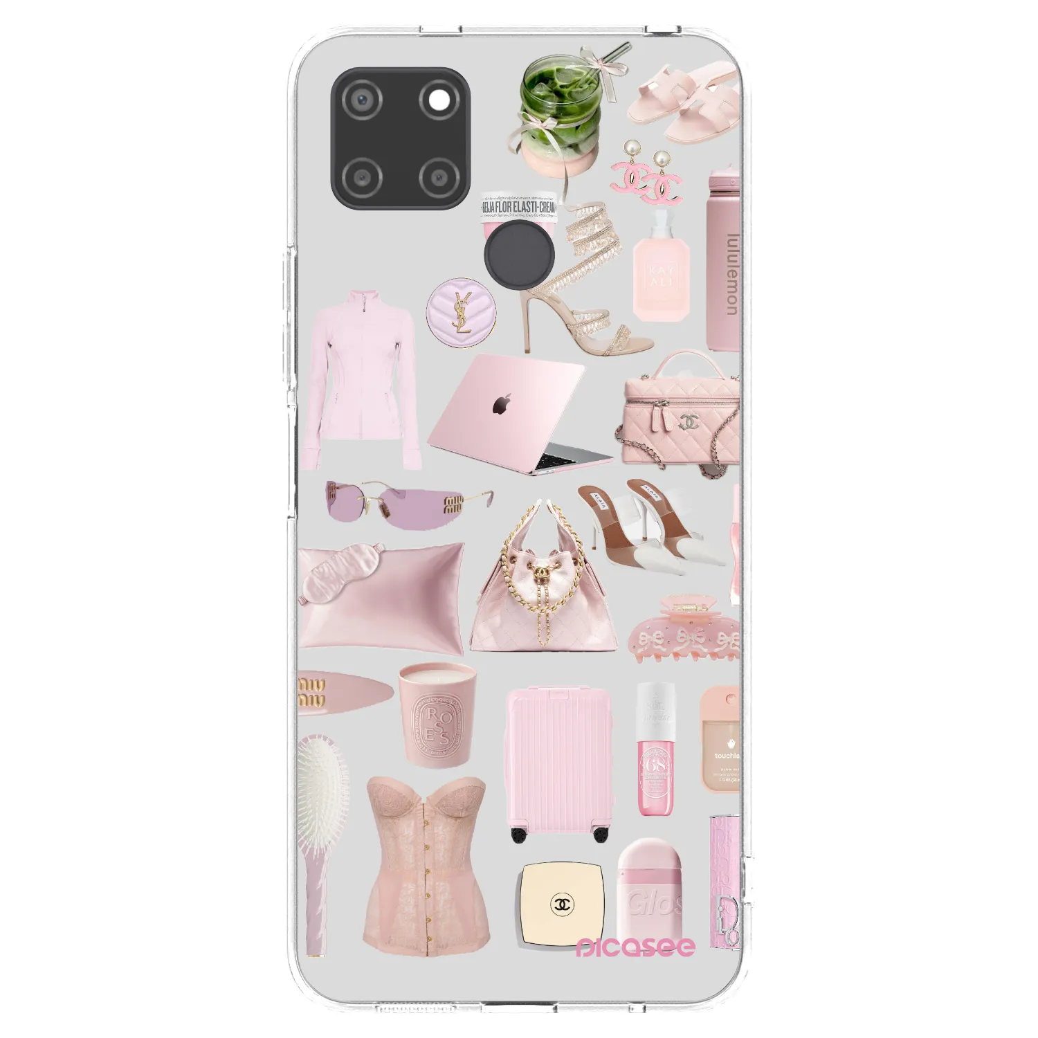 Picasee silikonski prozorni ovitek za Realme C21Y - Glam Babe