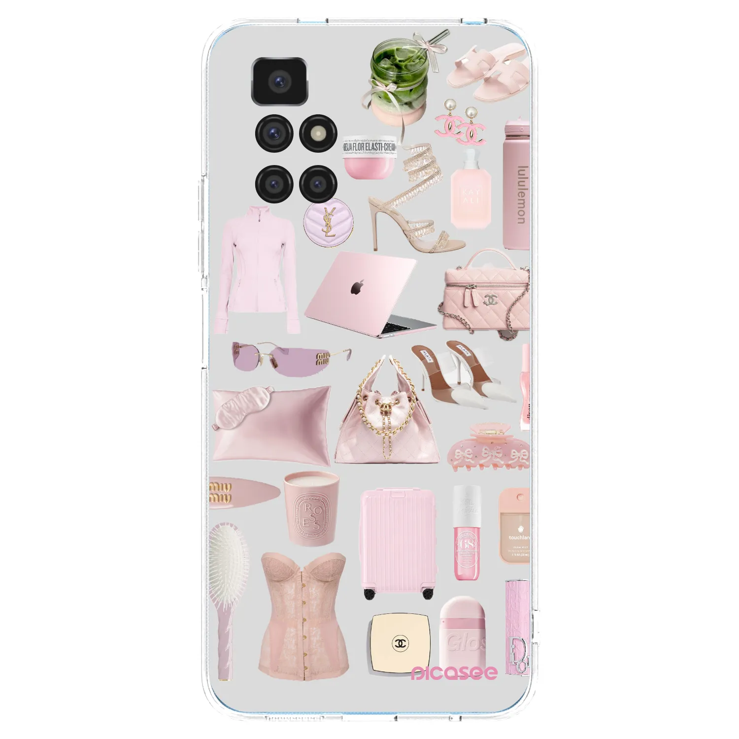Picasee silikonski prozorni ovitek za Xiaomi Redmi 10 (2022) - Glam Babe