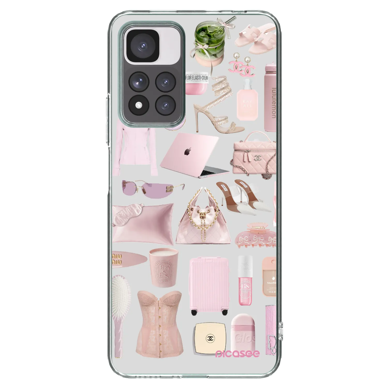 Picasee silikonski prozorni ovitek za Xiaomi Redmi Note 11 Pro+ 5G - Glam Babe