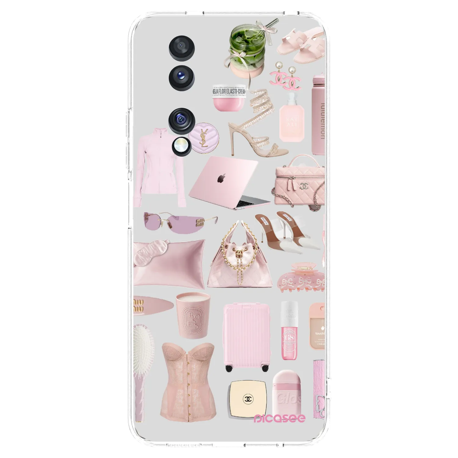 Picasee silikonski prozorni ovitek za Honor 70 - Glam Babe
