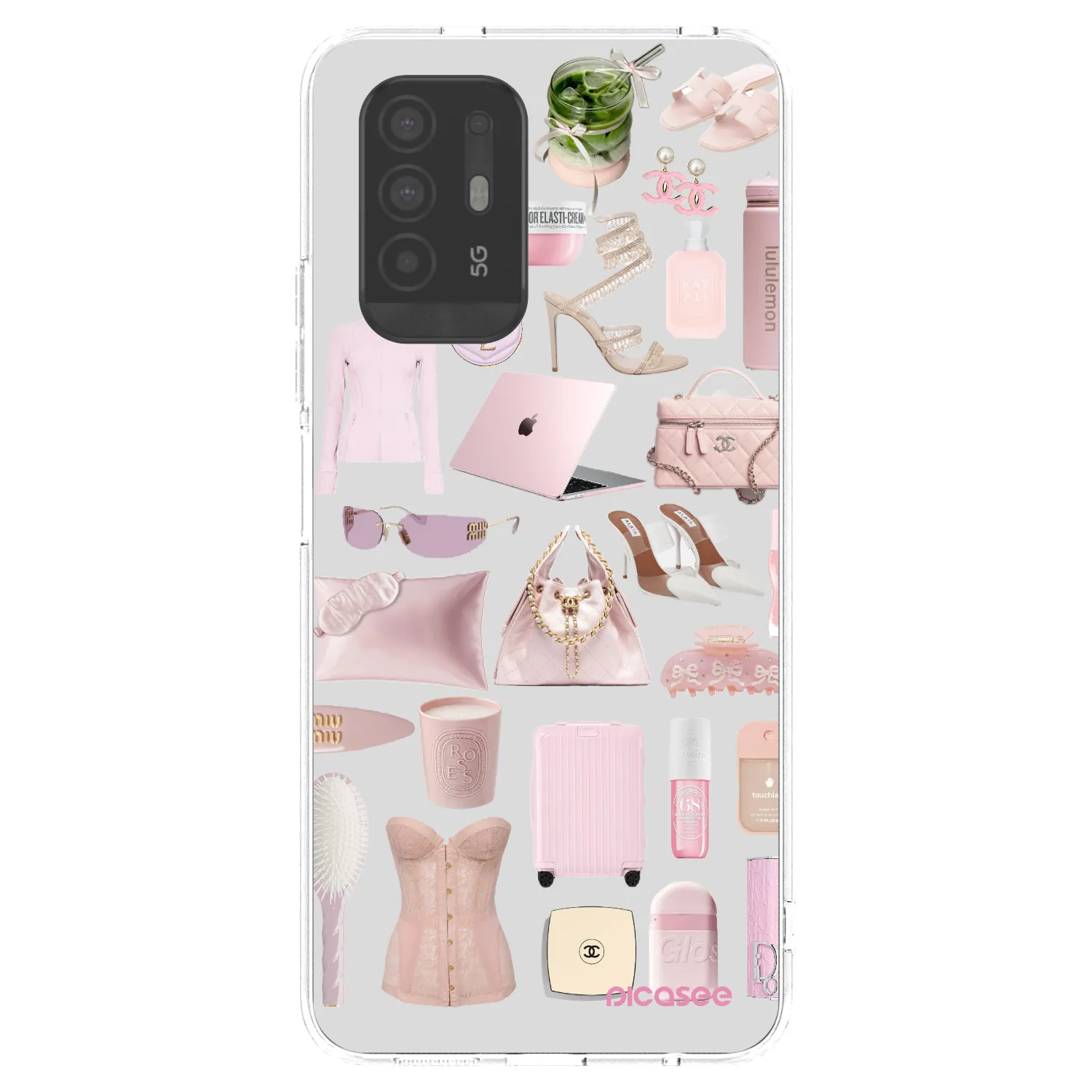 Picasee silikonski prozorni ovitek za OPPO A94 5G - Glam Babe